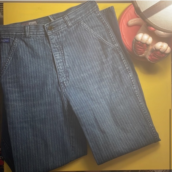 Y2K pinstripe jeans - Picture 4 of 9